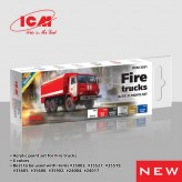 Fire Trucks Paint Set Купить Fire Trucks Paint Set (Краски ICM)